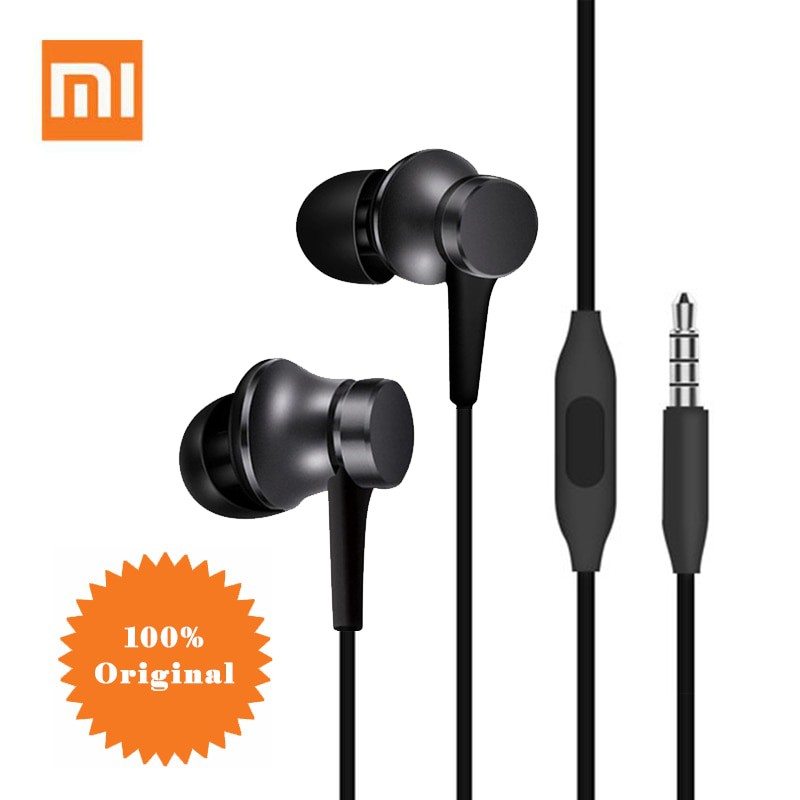 In-Ear Earphone Xiaomi Piston Huosai 3 with Mic Fresh Version Original For Smartphone