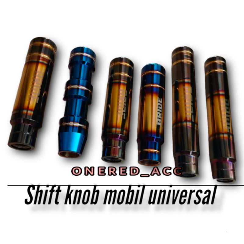 Gelar shift knob mobil universal / tuas perseneling mobil variasi / shift knob bride model panjang /
