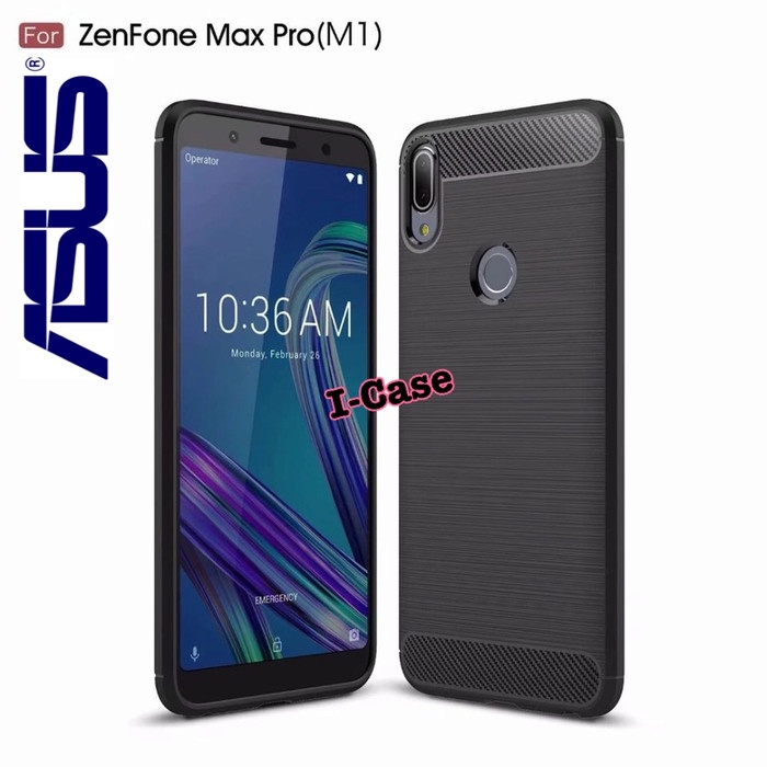 Case Asus Zenfone Max Pro M1 - Rugged Armor - Hitam