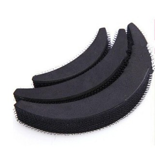 3Pcs Set Foam Penambah Efek  Volume Rambut  DIY Warna Hitam  