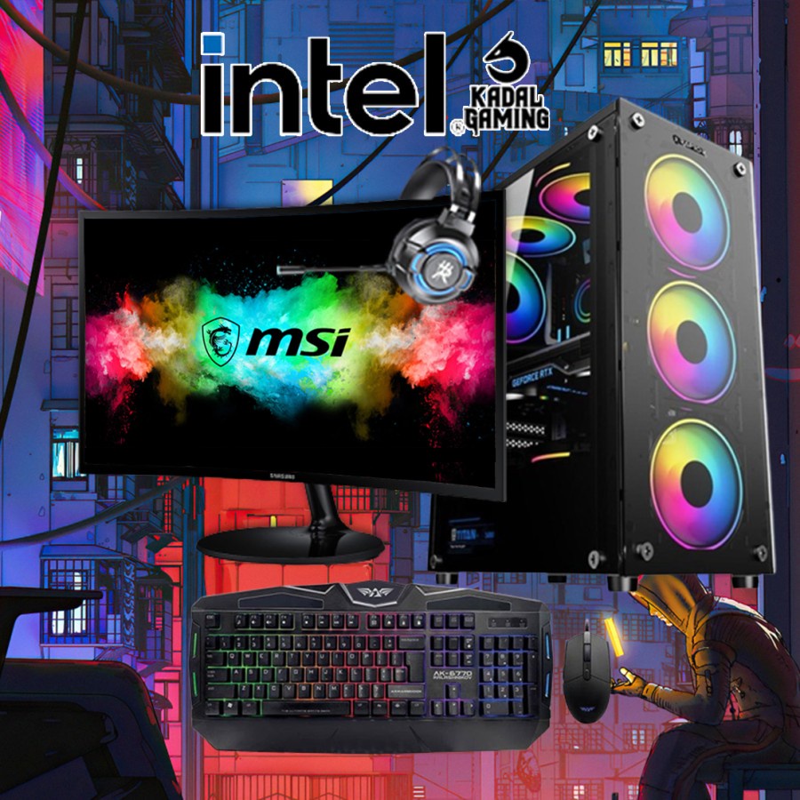 PC Gaming Intel Core i5 3470 VGA GTX 750Ti 4GB Vram Komputer Full Set