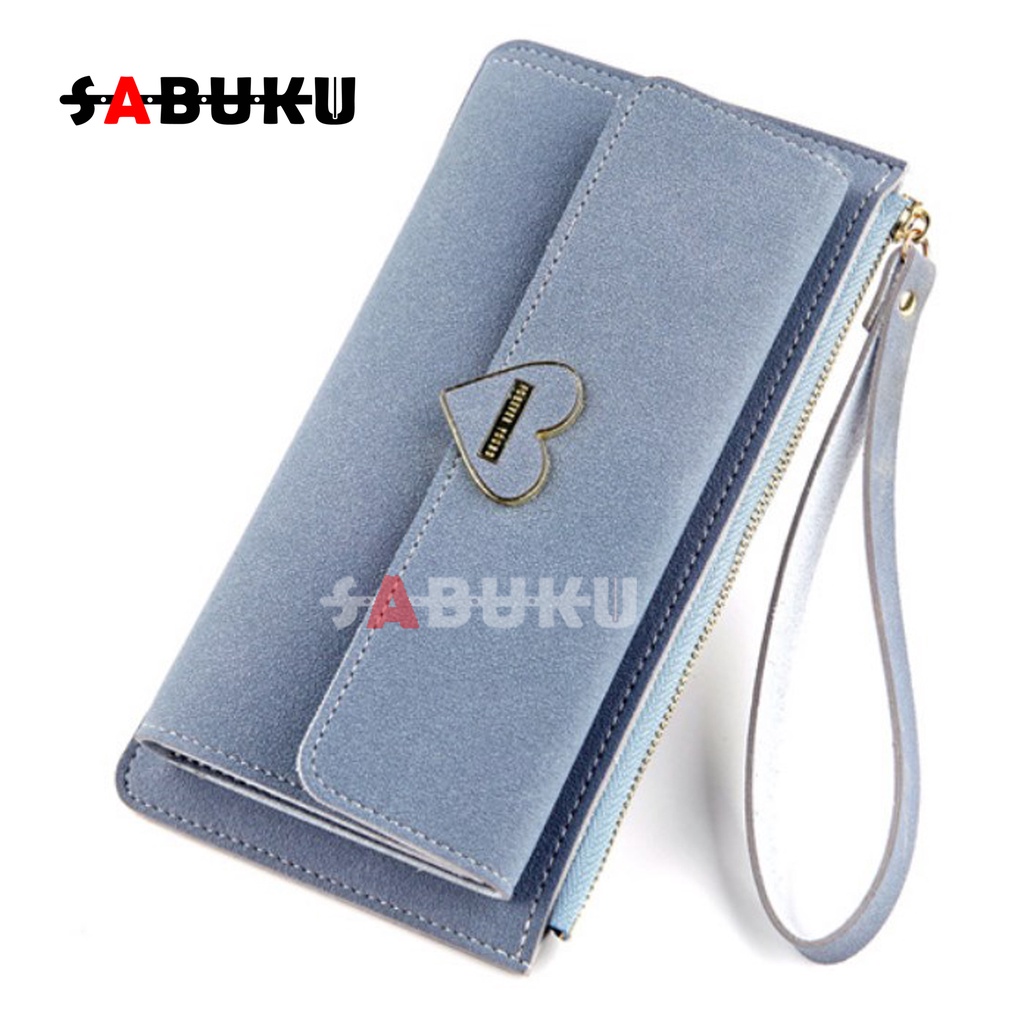 Dompet Wanita Elegan Dompet Panjang Fashion Korea Model Simple -083