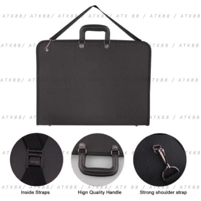 

[[COD]] Drawing Bag A3 / Artist Case / Portfolio Bag KOMPLIT Kode 196