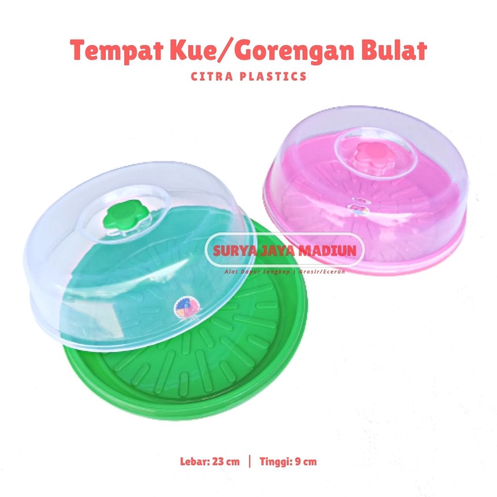 Tempat Roti Bulat | Kapsul Wadah Kue Jajan Gorengan