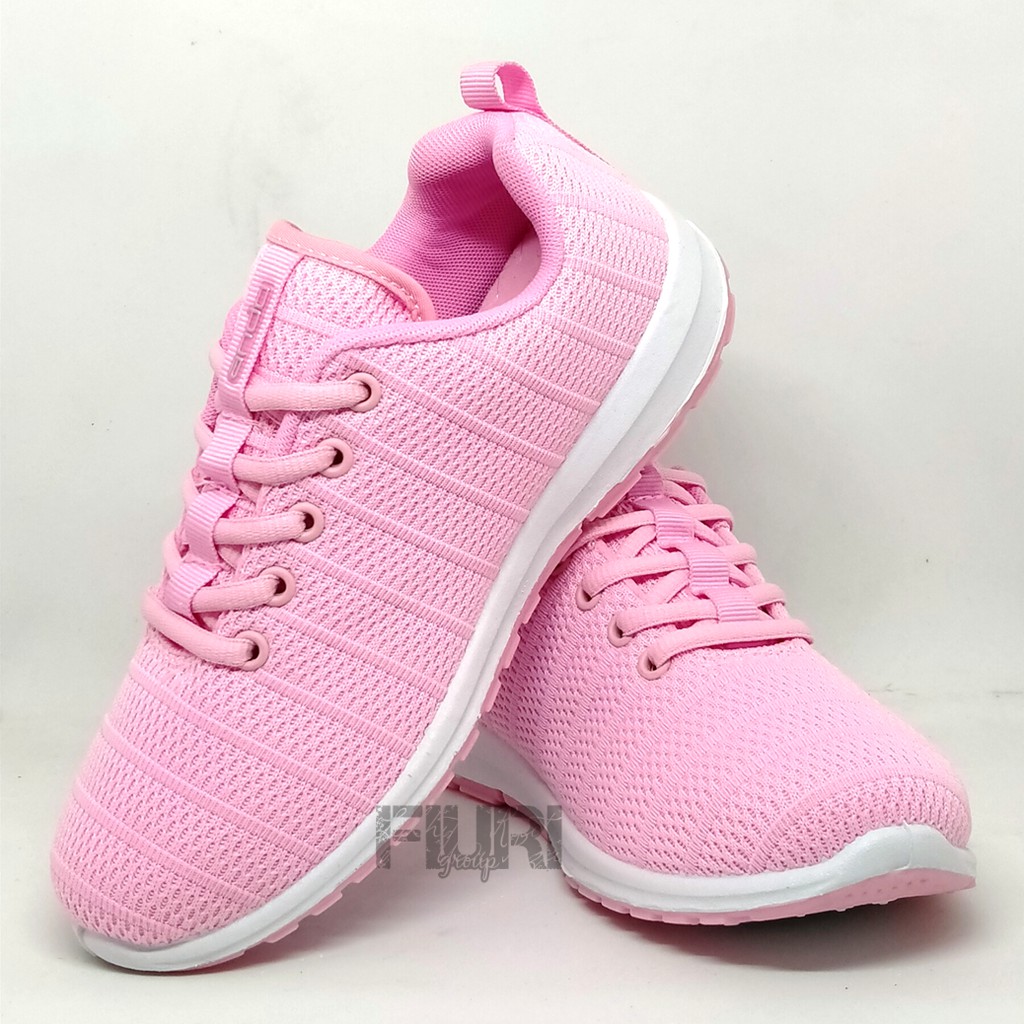 FIURI - ANDO ORIGINAL - REBECCA 37-40 PINK - SEPATU SNEAKERS SPORT KANVAS SOL KARET ANAK PEREMPUAN - SEPATU KETS FASHION TRENDY WANITA DEWASA - SEPATU OLAHRAGA LARI FITNES SENAM KERJA KULIAH BERTALI CEWEK MURAH PROMO DISKON BONUS KAOS KAKI