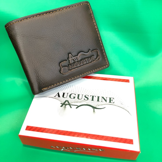 AUGUSTINE 8007 DOMPET PRIA KULIT SAPI ASLI BAHAN FULL UP