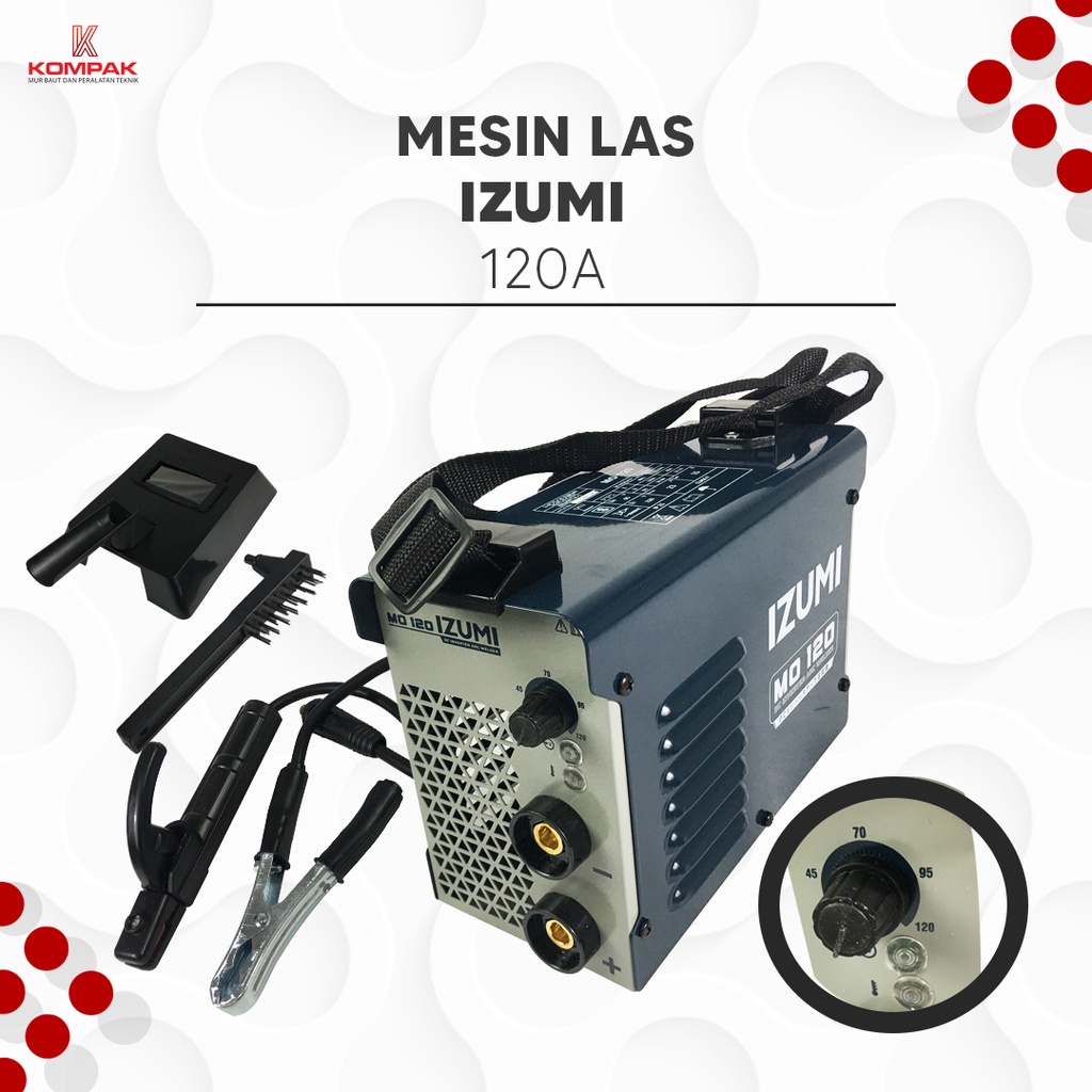 Jual Mesin Las 450 Watt Trafo Las Listrik Inverter Las Izumi Mo 120