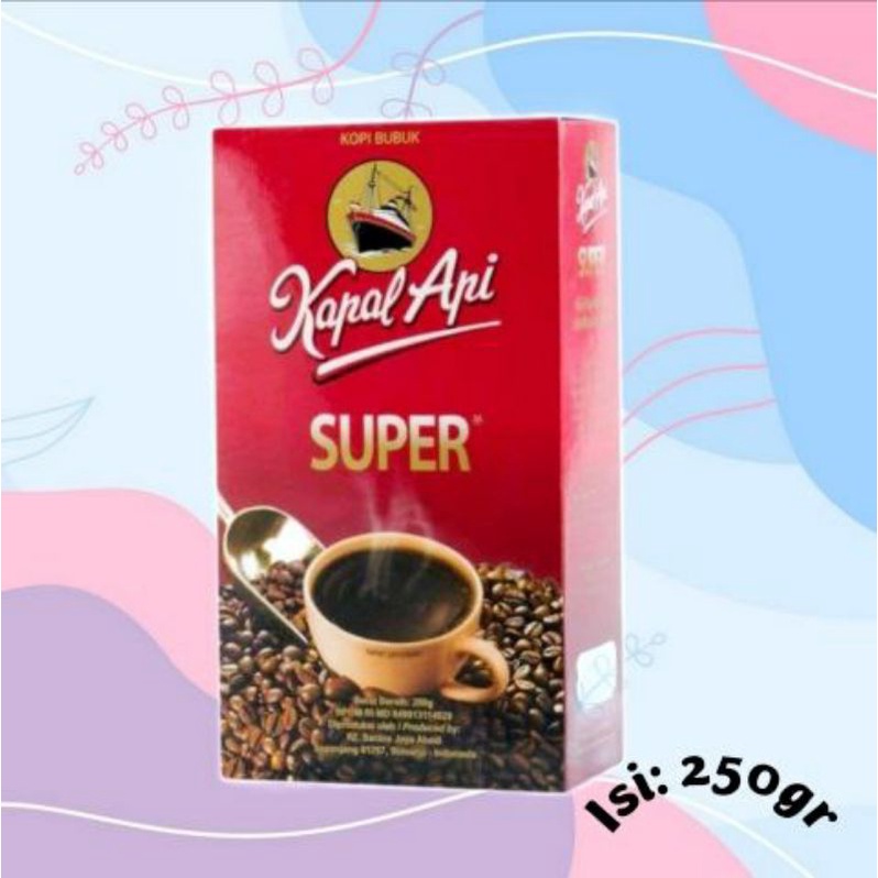 

kapal api super 250gr kopi bubuk