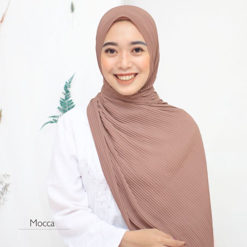 hijab pasmina plisket