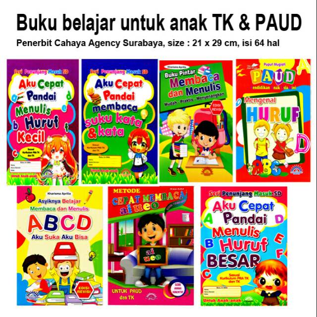 Buku belajar anak tk dan paud