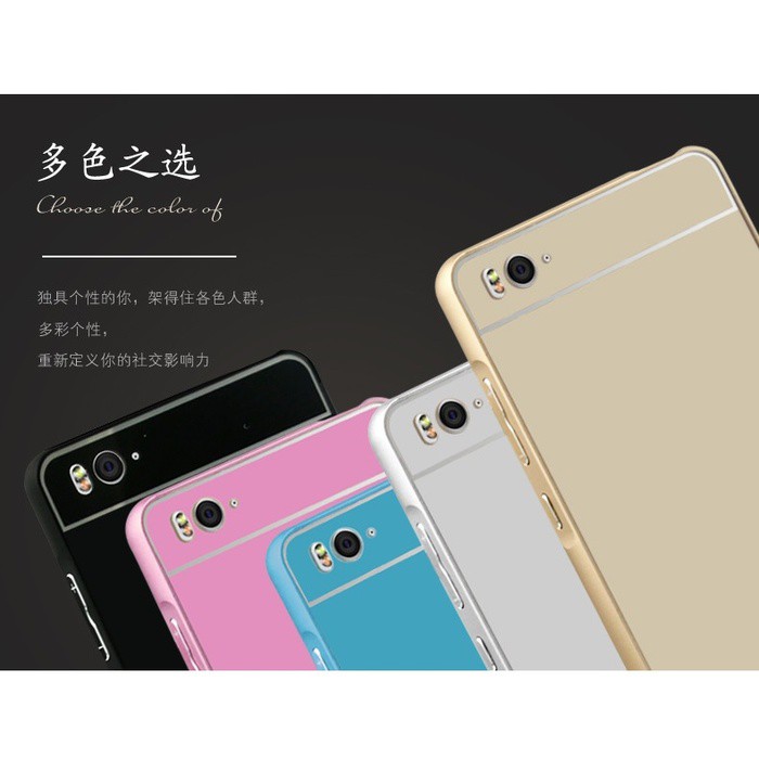 Alumunium Tempered Glass Bumper Hard BackCase  Xiaomi mi4i mi4c mi 4