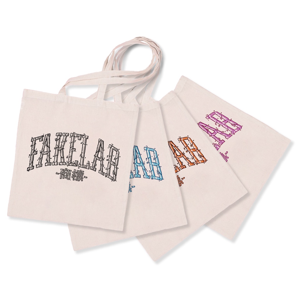Fakelab Totebag Kanvas College / Tas Tote