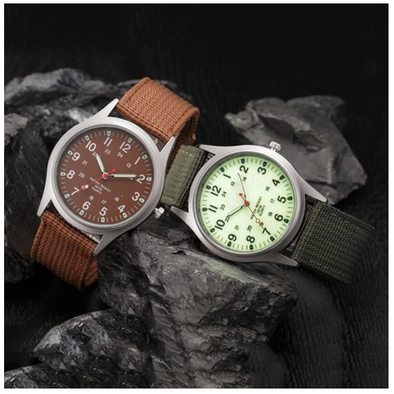 [GROSIR] Jam Tangan Pria Gemius Army Tali Canvas