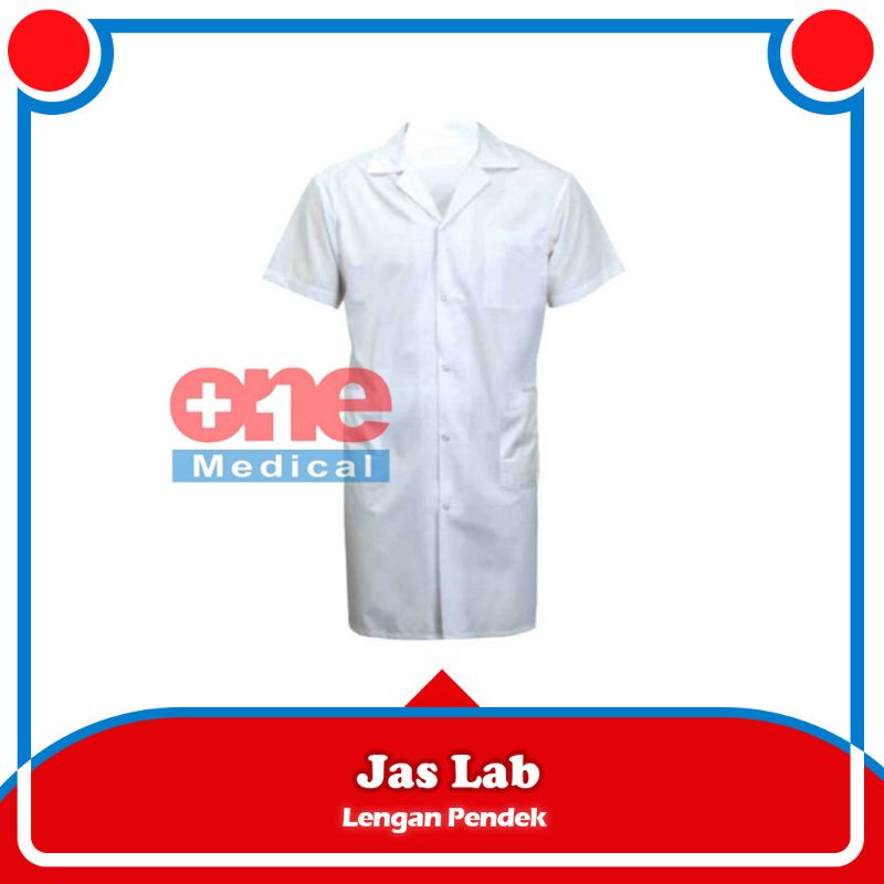 Jas Laboratorium Lengan Pendek - Jas Lab Lengan Pendek