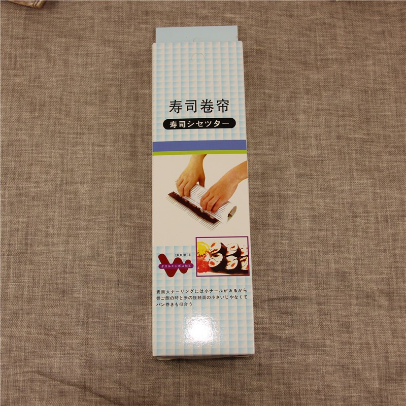 Cetakan Penggulung Sushi Bahan Plastik Ukuran 21x24cm Dapat Dicuci Dan Digunakan Kembali Gaya Jepang