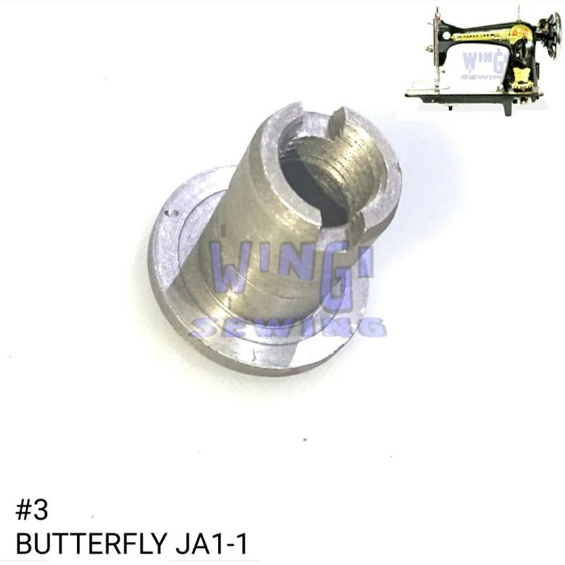 No 3 BUTTERFLY Bosh Bushing Dop Roda Mesin Jahit Tradisional