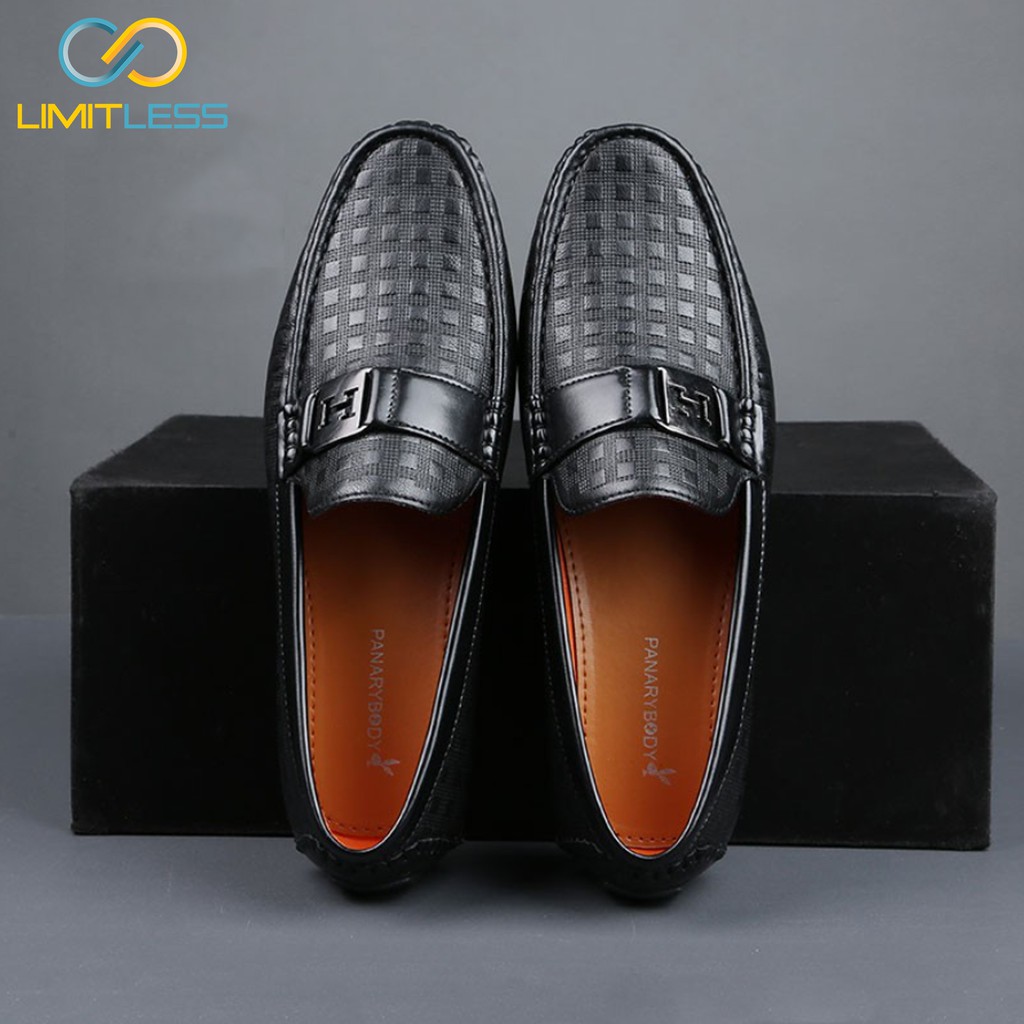 Sepatu Pria Loafers Kulit Motif Premium Import Korea Sepatu Pria Formal