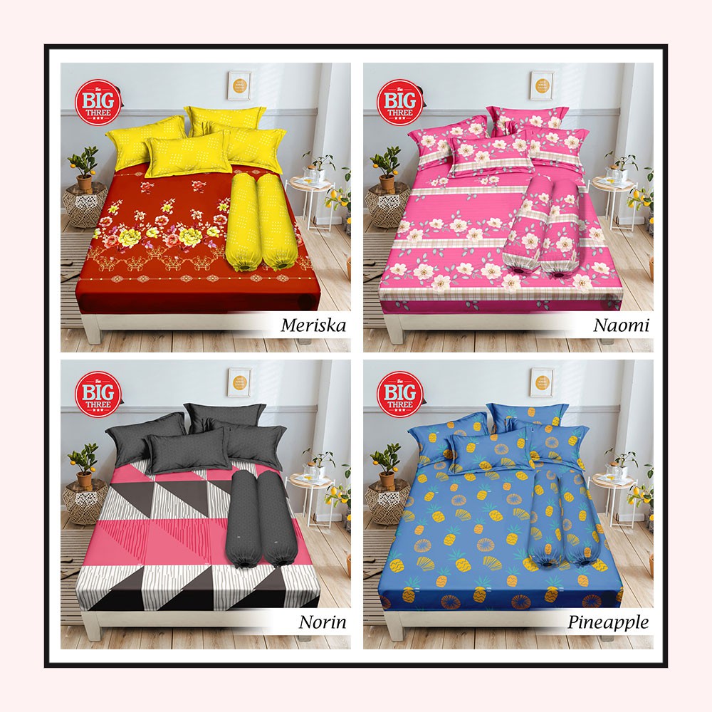 ALOHA Sprei 120x200 motif Denta Jarvis Norin Torino Fanny Hillary Pineapple Zieta - Single 120 SP