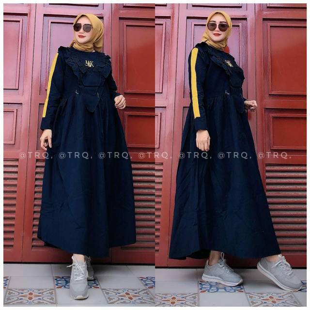 Gamis maxy polka import,,(Allsize)