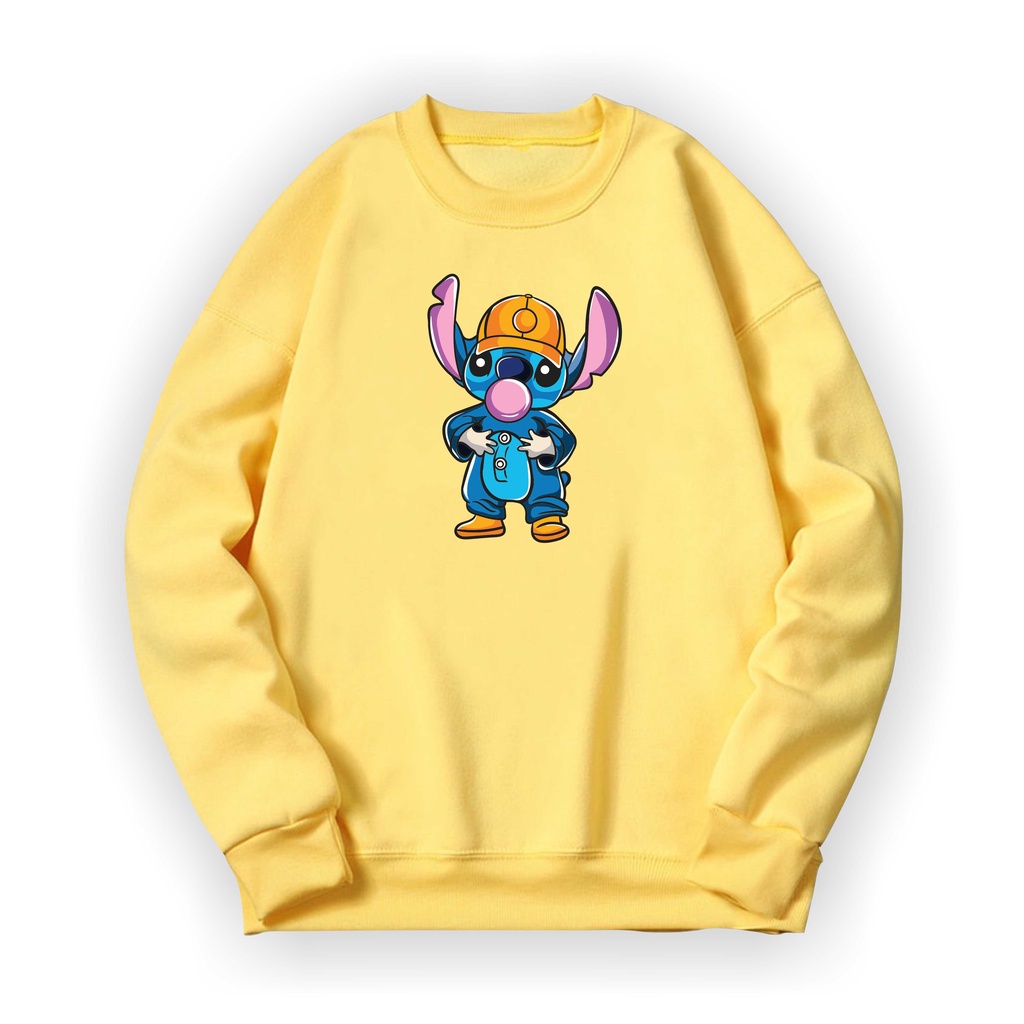 STICH Basic Sweater II STICH Sweater Crewneck II Sweatshirt SIZE M - XL ( Pria &amp; Wanita / Anak &amp; Dewasa )