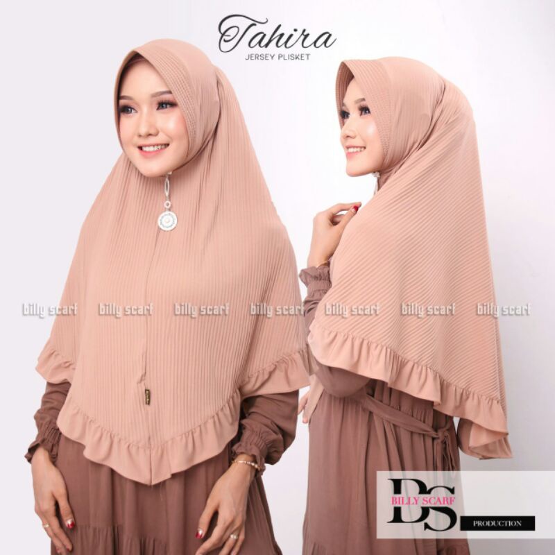 Jilbab Bergo Plisket Jersey Simpel Tahira Ori Billy-1