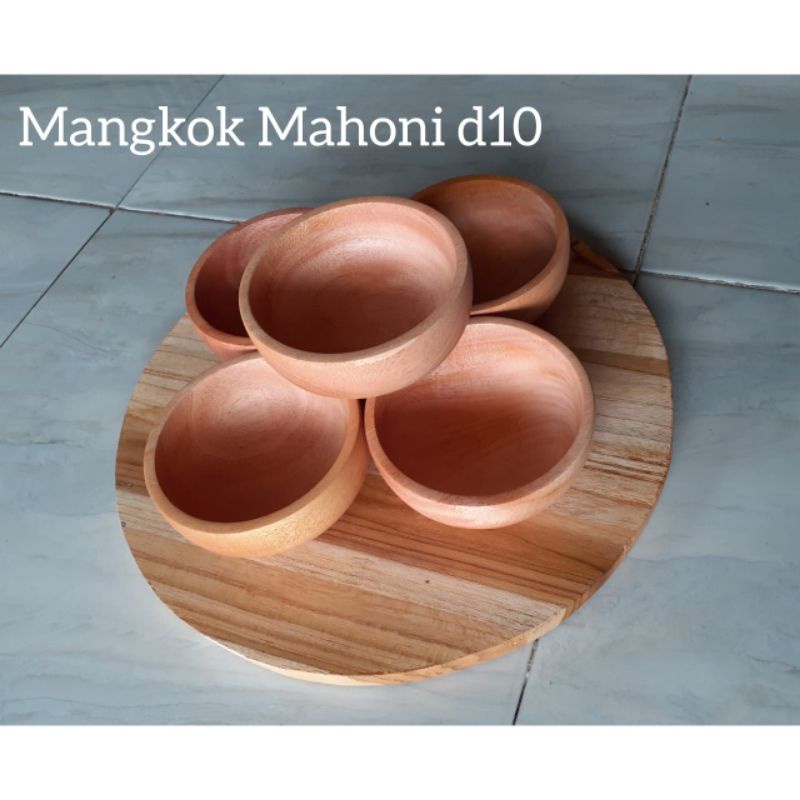 Mangkok Kayu/ Mangkok sambal/ Mangkok Masker / Mangkok Sop d10