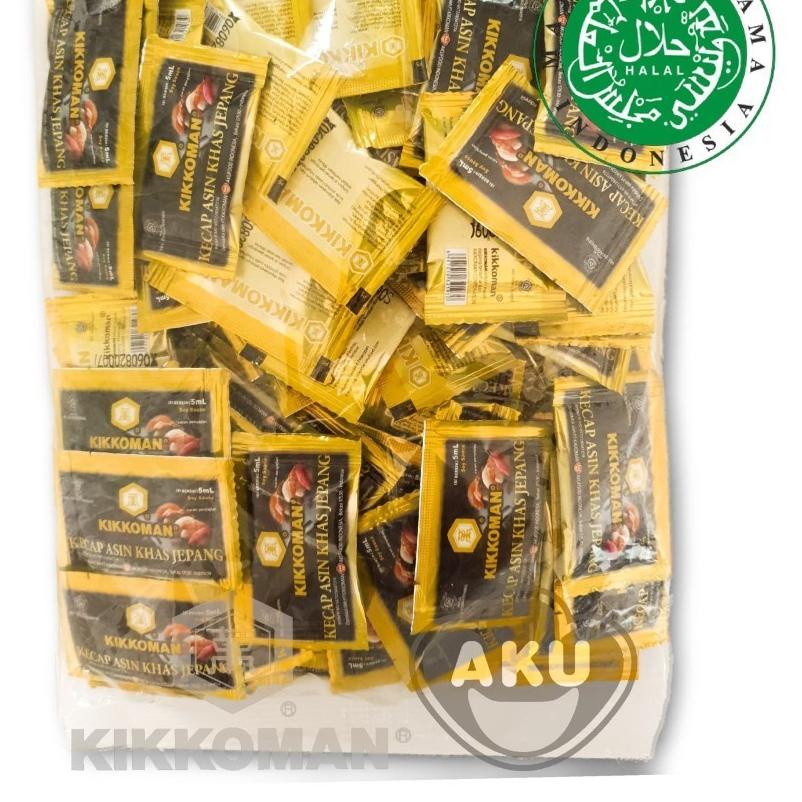 

Big Sale Kikkoman Soy Sauce Shoyu - Kecap Asin Khas Jepang Halal Sachet 5ml 100pc !