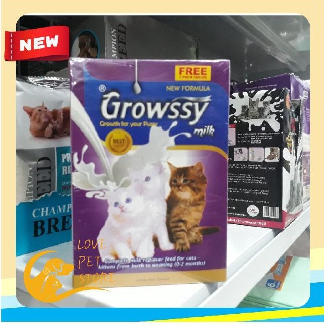 Susu kucing growssy susu kucing murah growssy 1 box