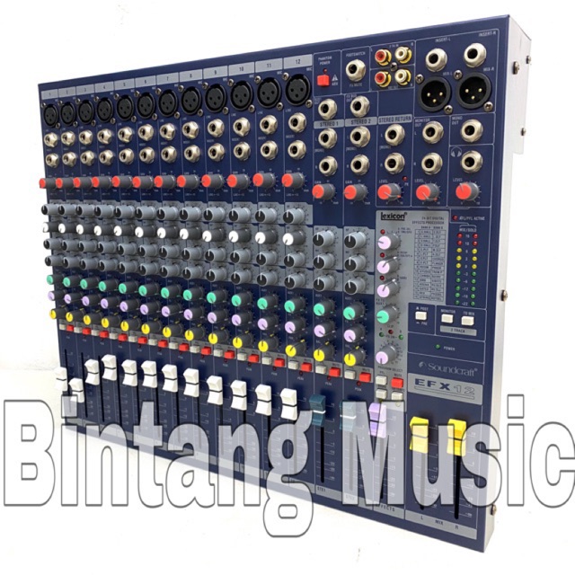 Mixer soundcraft efx 12 channel mixer audio efx12