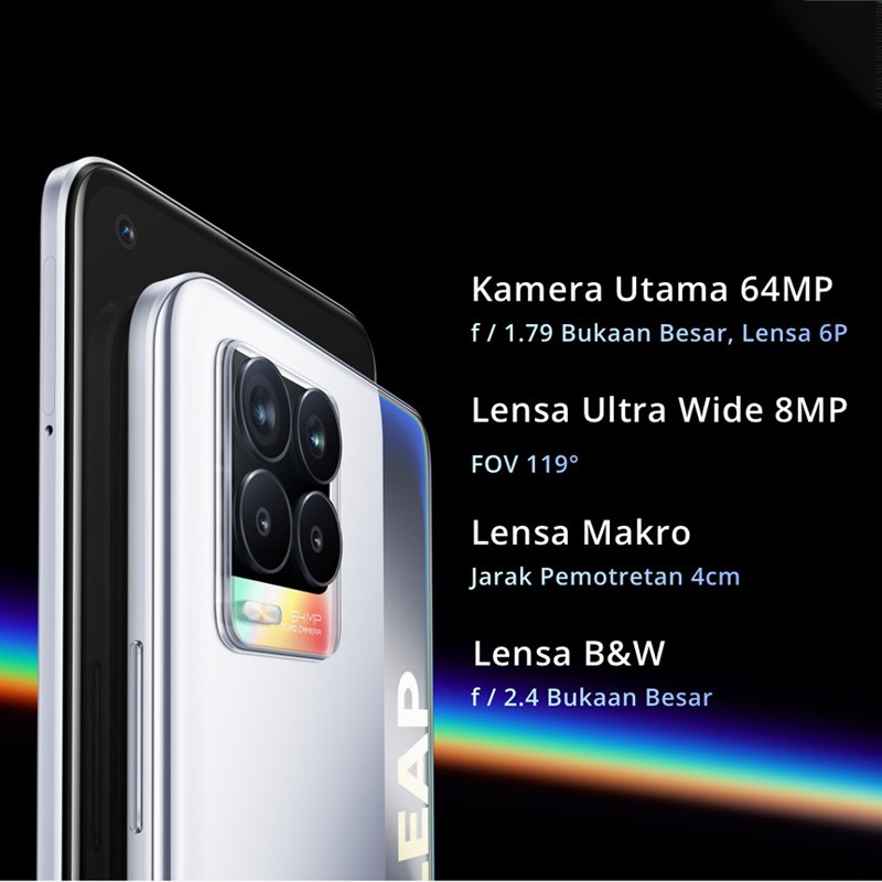 Realme 8  Realme 8 Pro hp 8GB 128GB,  NFC, Sony 64MP, Helio G95, 5000mAh Battery, Pengiriman cepat-6