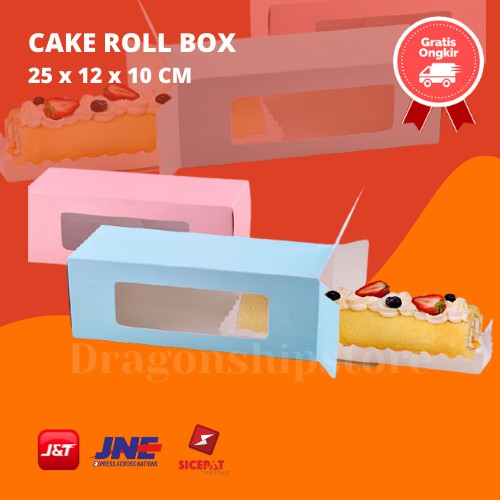 

Cake Roll Box Local Dus Bolu Gulung Kotak Kue Cantik