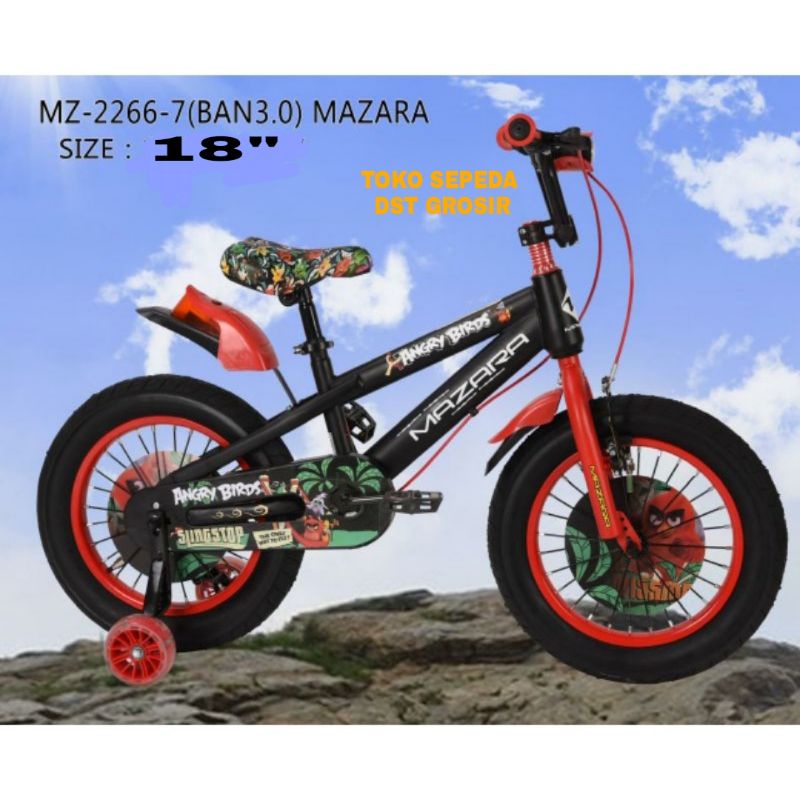 sepeda anak bmx 18 inch mazara/centrum supermen/unity king/michel dan bmx foster 5505 murah