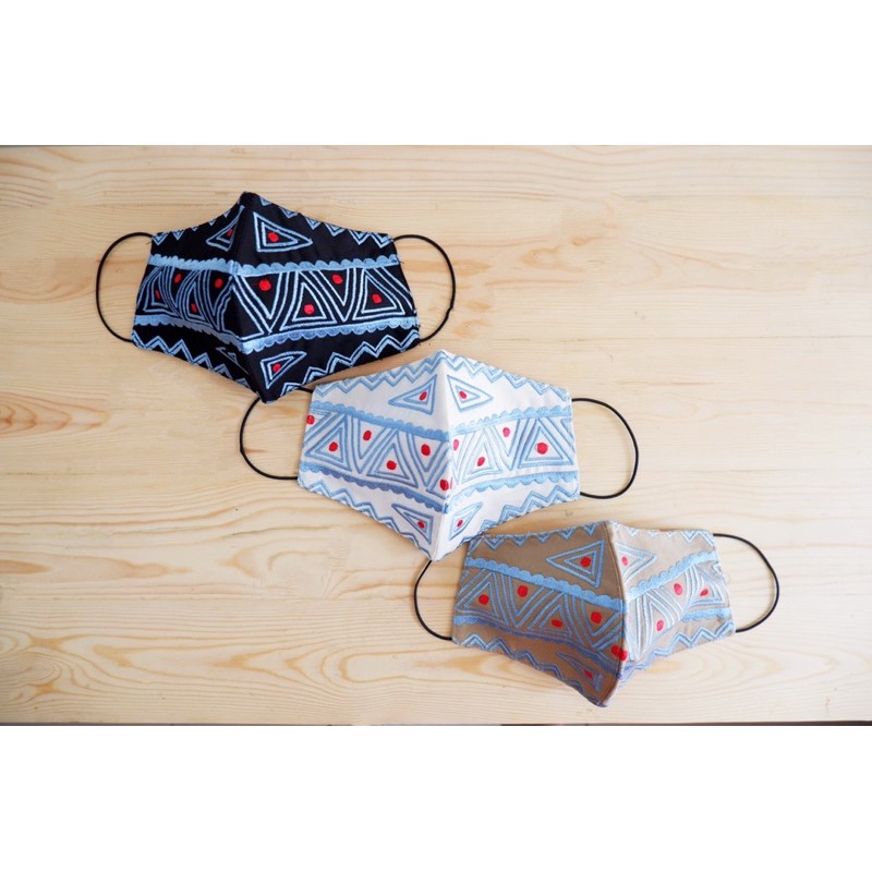 Masker Kain Bordir Ekslusif - Seri Etnik | Exclusive Embroidery Fabric Mask - Ethnic Series