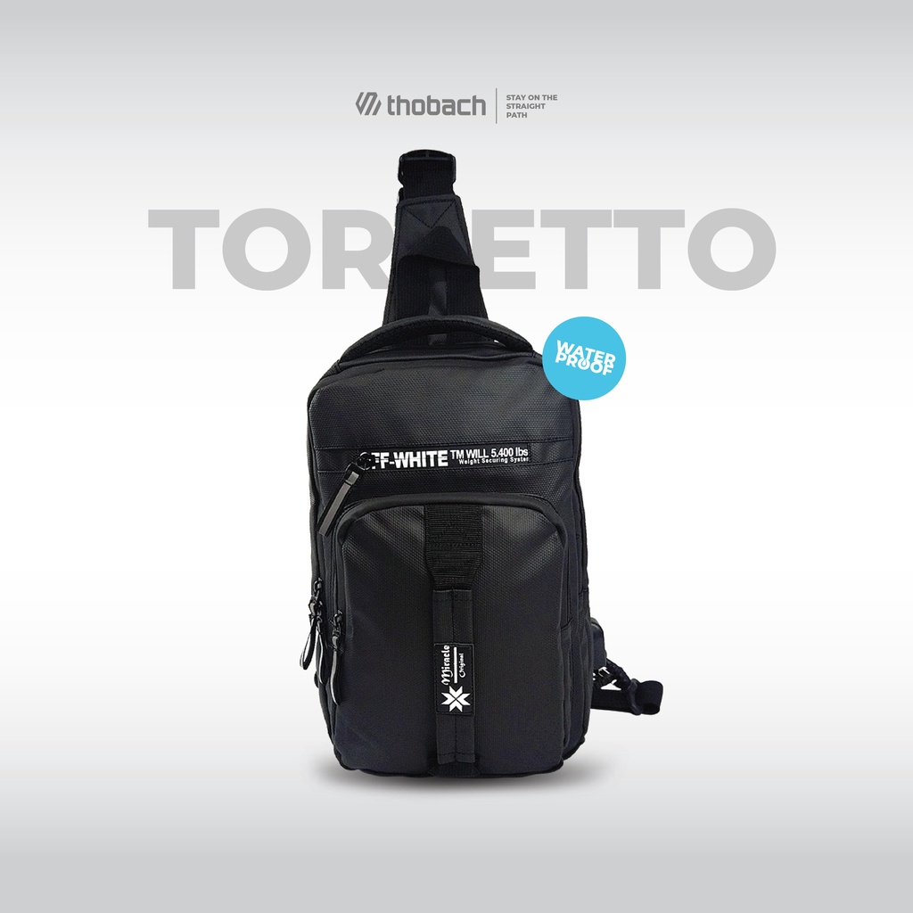 THOBACH-SLINGBAG WATERPROOF TORETTO TAS SELEMPANG MULTIFUNGSI