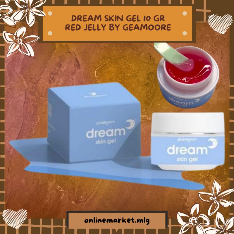 Geamoore Dream Skin Gel Red Jelly Glowing Jelly BPOM Original Perawatan Kecantikan Wajah