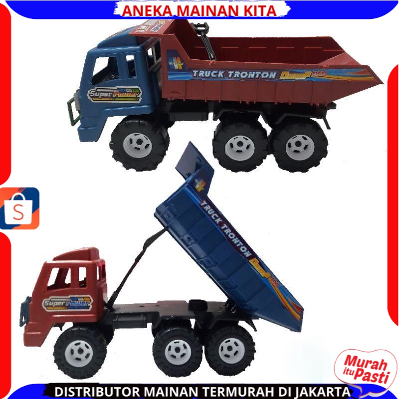 (PROMO) BISA COD Mainan Anak Mobil Dump Truck Toronton Besar - Truk pengangkut Pasir - TTD999 MURAH