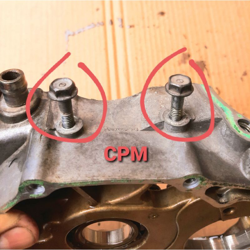 Baut dinamo stater Tiger revo megapro ORIGINAL part copotan motor