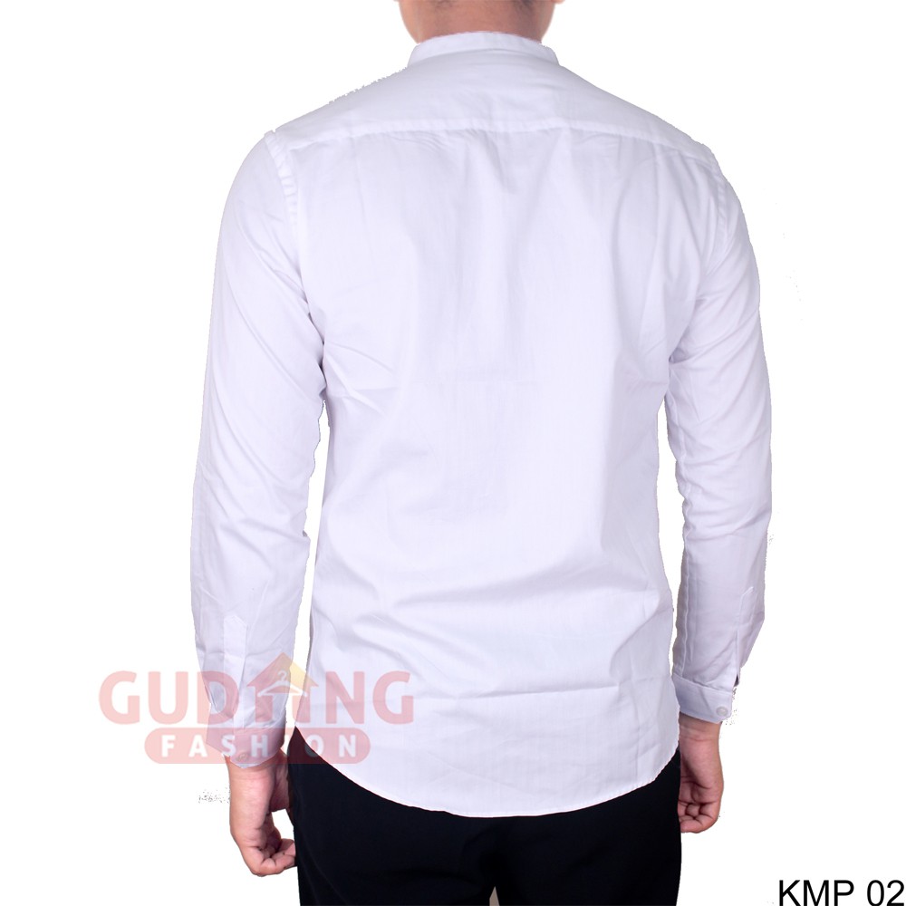 Kemeja Krah Koko Muslim Slimfit Panjang - KMP 02