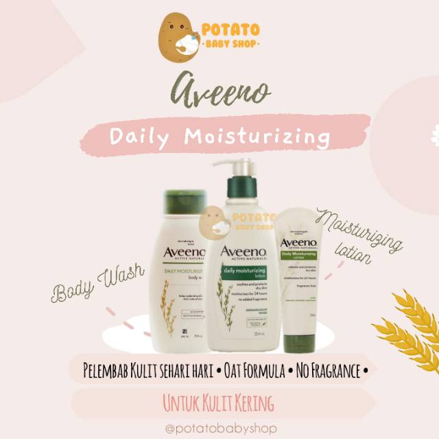 Aveeno Body Lotion 354ml ( Soothing &amp; Calming / Daily Moisturizing / Skin Relief)