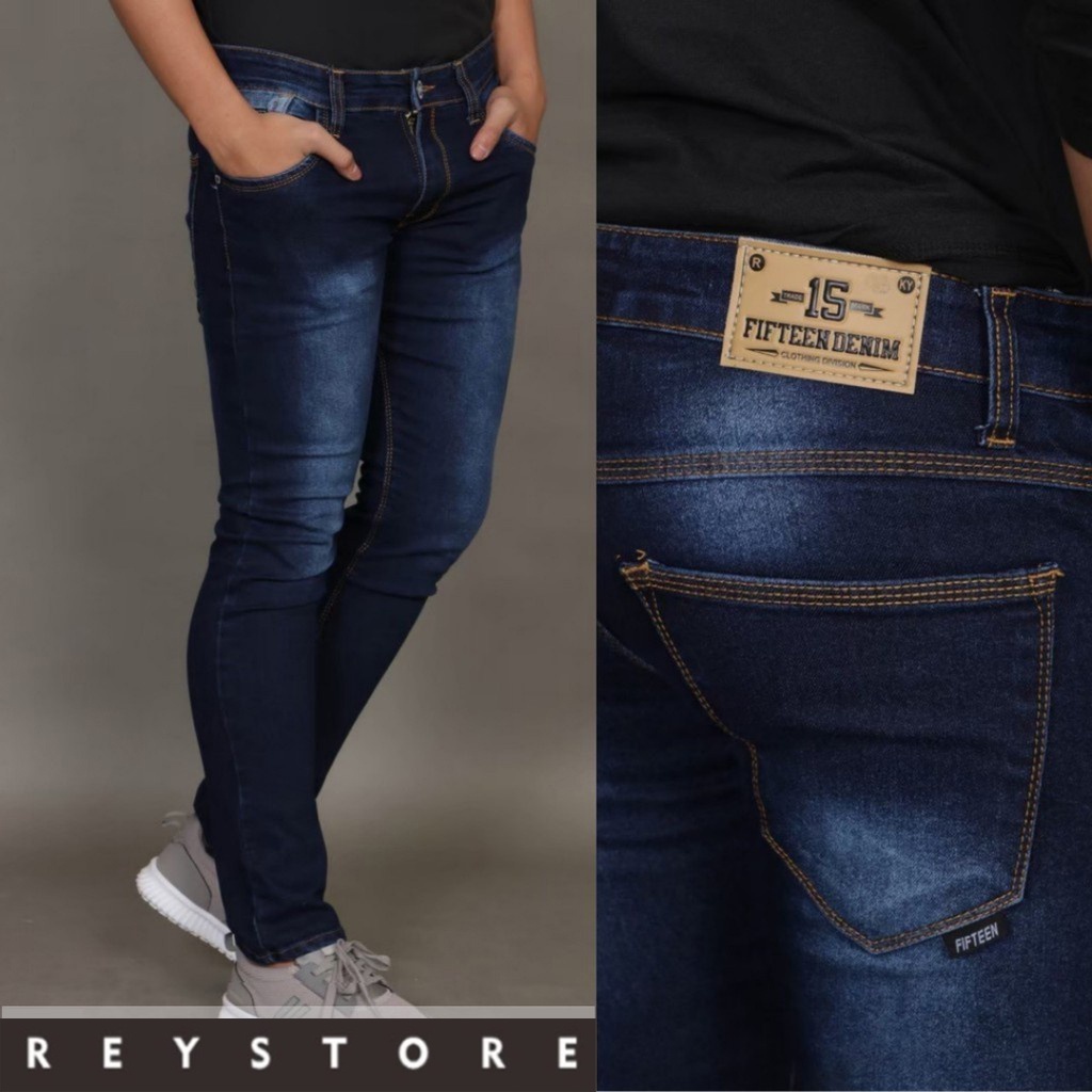 Celana Jeans Pria Slim Fit Streetch Original / Celana Jeans Panjang Pria