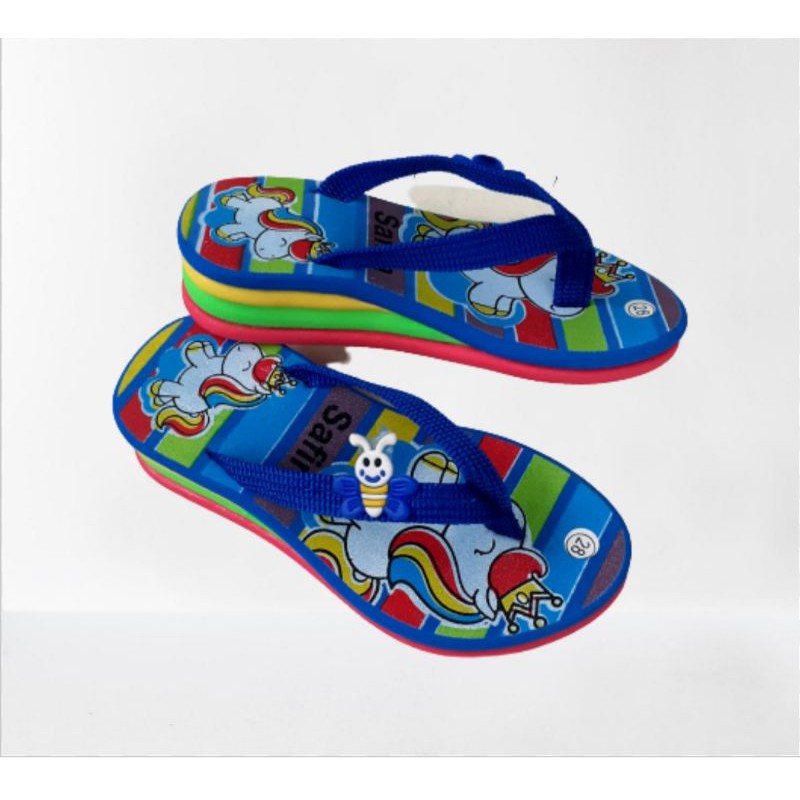 Shumi Collection - Sandal Anak Perempuan Motif Safira Pelangi HI003-2
