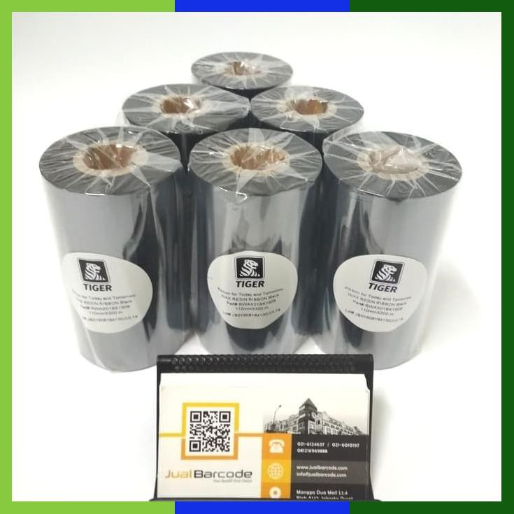 

Ribbon Bare Wax Resin Ukuran 110 X 300 M Untuk Label Semicoated