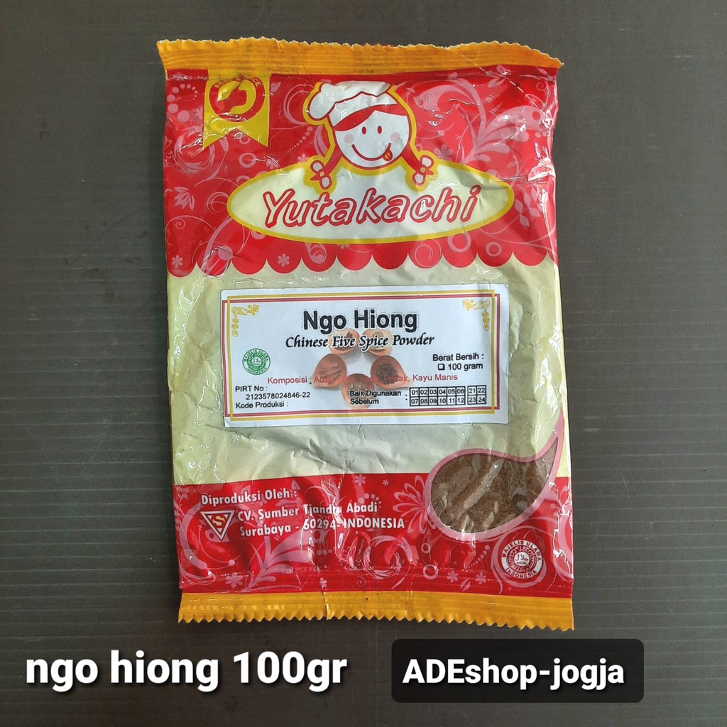

bumbu bubuk ngohiong chinese five spice powder yutakachi 100 gr wu xiang fen ngo hiong