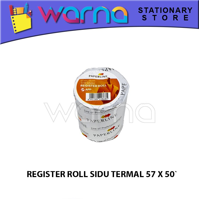 

REGISTER ROLL/KERTAS ROLL KASIR/KERTAS PRINT SIDU TERMAL 57 X 50