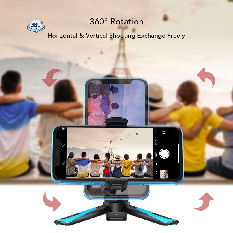 Mini Tripod Table Tripod Mini 1/4Universal Handphone Clip Tripod Mini