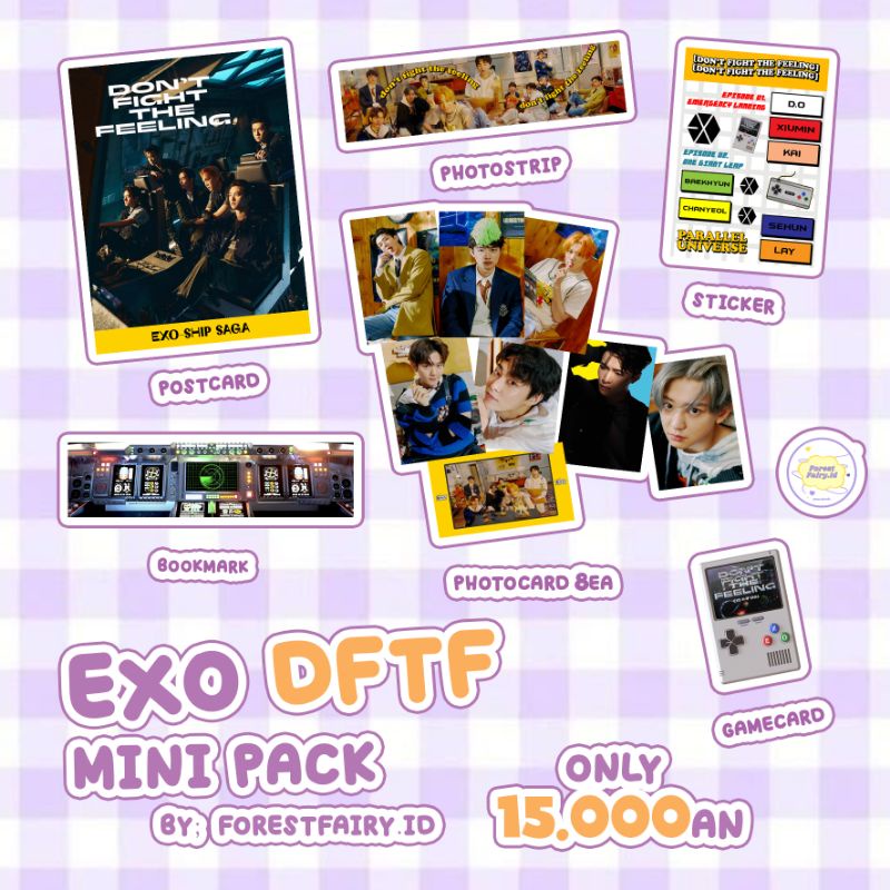 [ FANKIT ] EXO DON'T FIGHT THE FEELING MINI PACK