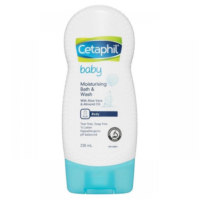 cetaphil baby moisture bath & wash 230ml