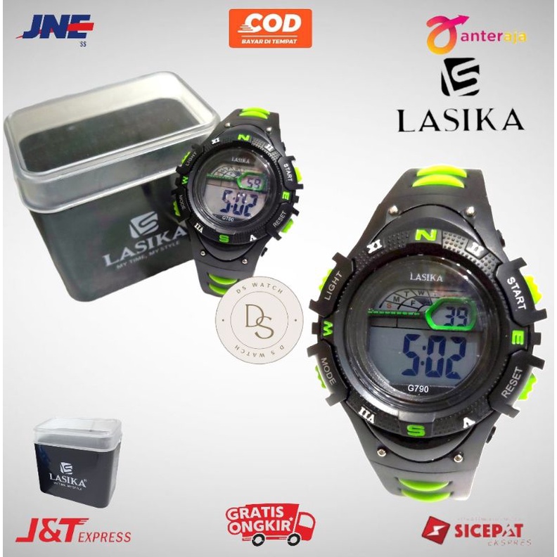 Jam Tangan Anak Cowok Cewek Lasika original 100% G790 water anti air