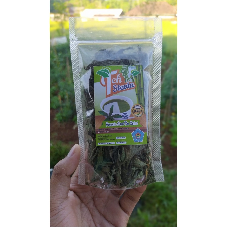 

Daun Tanaman Stevia Kering Pemanis Alami non Alkohol 10 gr