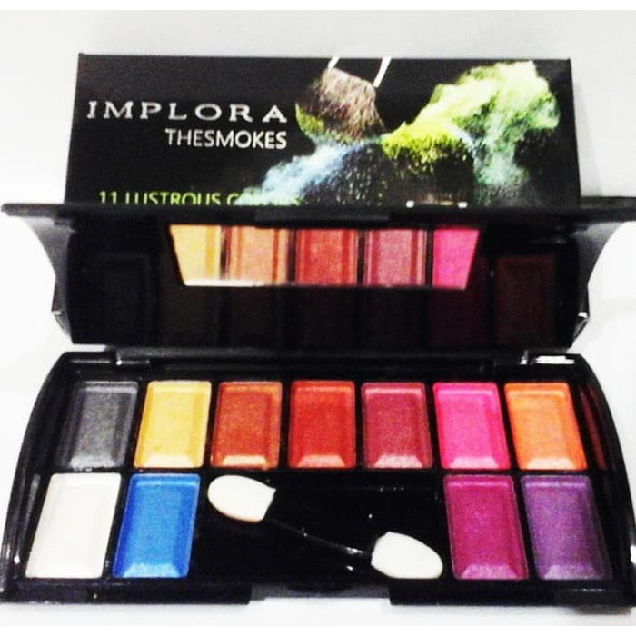 IMPLORA EYESHADOW PALETTE 11 LUSTROUS COLORS 7672